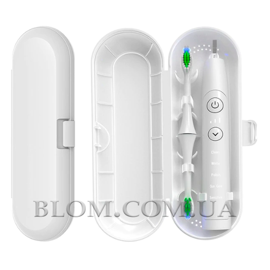 Футляр для електрощітки oral b soocas philips oclean xiaomi універсальний білий 905-3 фото