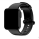 Ремінець силіконовий вологостійкий для годинника Xiaomi Redmi Watch 2 Lite / Poco watch, Чорний