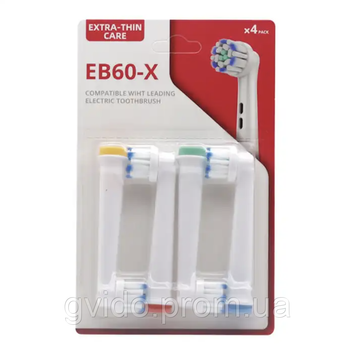 Змінні насадки для зубної щітки Oral-B Sensitive Clean EB60-X 961 фото