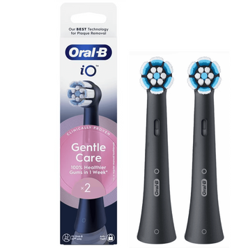 Насадки iO Oral-B Gentle Care для чутливих зубів та ясен чорні 1103 фото