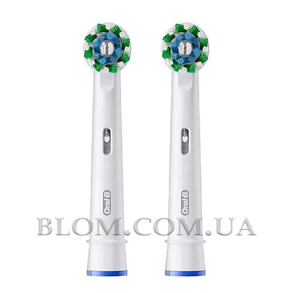 Насадки CrossAction Oral-B EB50 2 шт для електричної зубної щітки Braun 788 фото