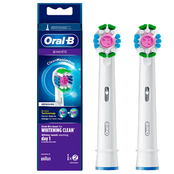 Насадка на електричну зубну щітку Oral-B 3D White Clean EB18 2 шт 676 фото