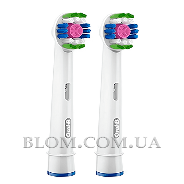 Насадка на електричну зубну щітку Oral-B 3D White Clean EB18 2 шт 676 фото