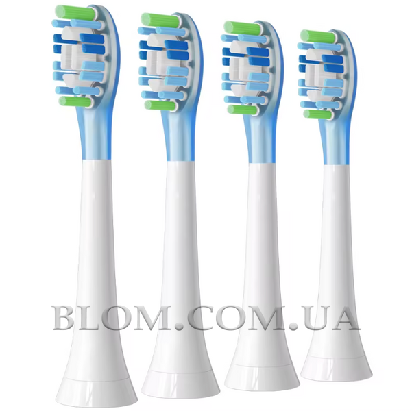 Комплект из 4 сменных насадок для зубной щетки Philips Sonicare White 1018 фото