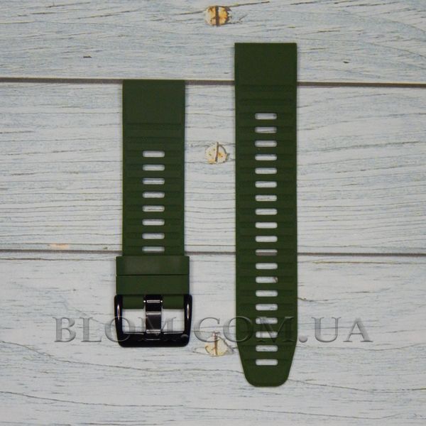 Надійний ремінець Quick Fit 22 мм для Garmin Fenix 7/6/5 (Швидка заміна), Midnight Green