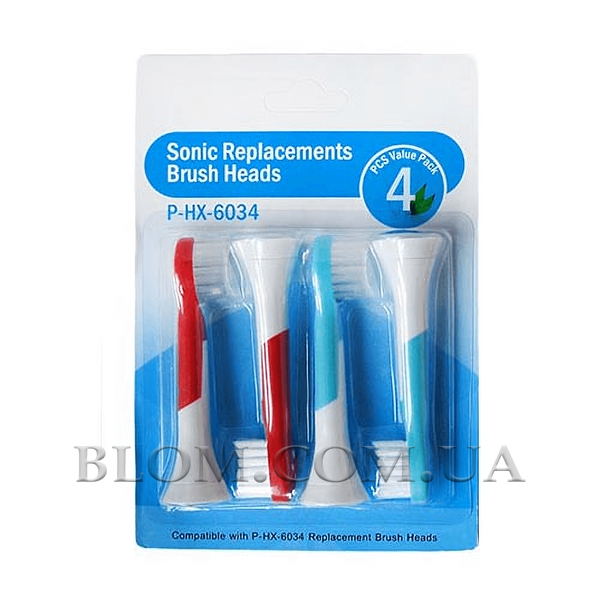 Змінні насадки HX6034 для дитячої зубної щітки Philips Sonicare For Kids 686 фото