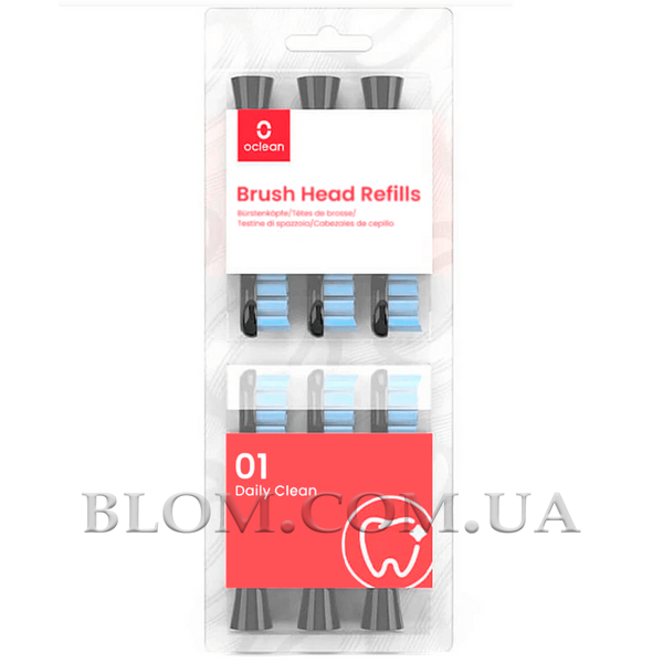 Насадки Oclean P2S5 B06 Standard Clean Black 6 шт 1232 фото