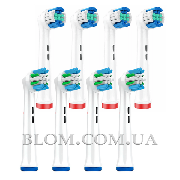 Змінні насадки EB20-X Precision Clean і EB25-X Floss Action для електрощітки Oral B 1002 фото