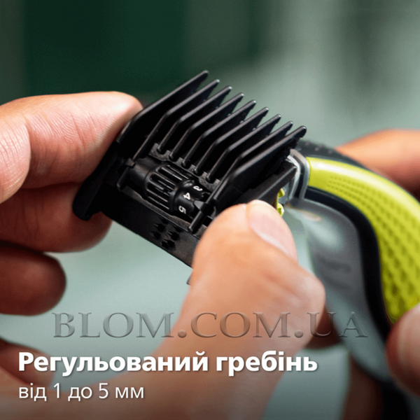 Philips OneBlade QP2834/20 &ndash; універсальна бритва для обличчя і тіла з лезом 360&deg;