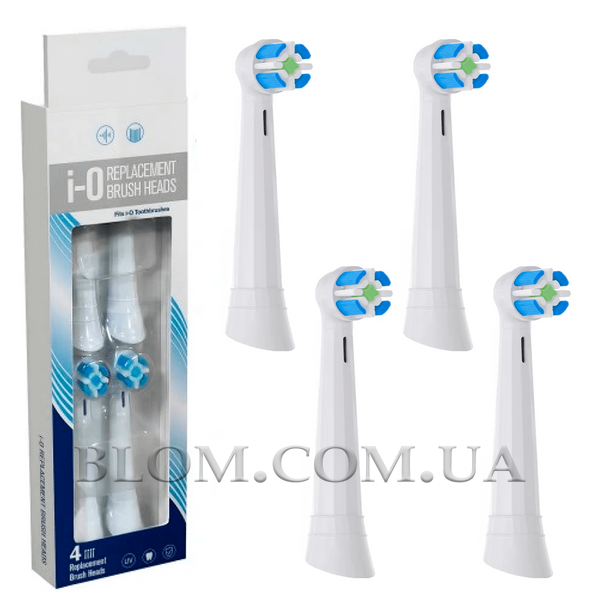 Змінні насадки для електричної зубної щітки Oral-B iO 4 шт 1021 фото