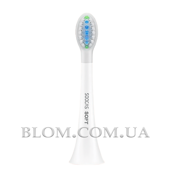Насадки оригінальні Soocas Polish, Soft Clean 3 види для зубних щіток X1, X3, X3U, X3 Pro, X5, V1, D2. D3 1132 фото