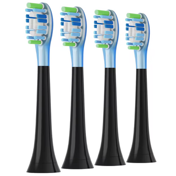 Комплект із 4 змінних насадок для зубної щітки Philips Sonicare Black 1024 фото