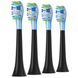 Комплект із 4 змінних насадок для зубної щітки Philips Sonicare Black 1024 фото