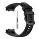 Ремінець силіконовий вологостійкий для годинника Xiaomi Amazfit T-Rex 2 з викрутками, Чорний