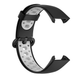 Ремінець силіконовий перфорований для годинника Mi Watch 2 Lite / Redmi Watch 2, Чорний-Сірий