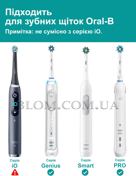 Монопучкова насадка Oral-B для брекетів 2 шт 1206 фото