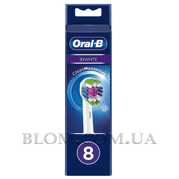 Насадки для електрощітки Braun Oral-B 3D White EB18 8 штук 1017 фото