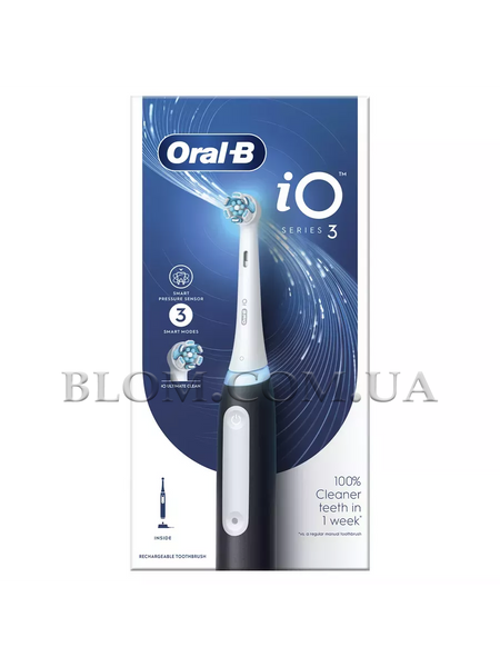 Електрична зубна щітка Braun Oral-B iO Series 3 з 3 режимами чищення 1114 фото
