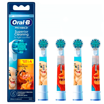 Насадки на дитячу зубну щітку Oral-B King Lion Pro Kids 1033 фото