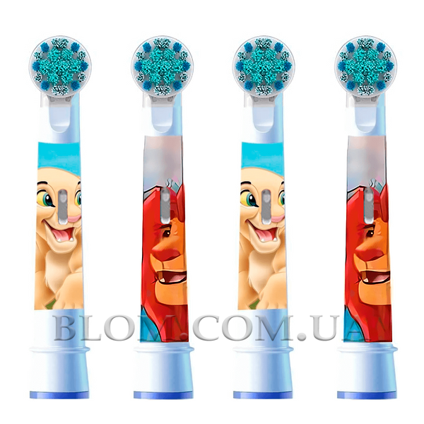 Насадки на дитячу зубну щітку Oral-B King Lion Pro Kids 1033 фото