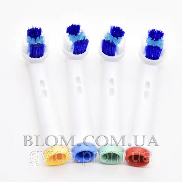 Комплект із 8 змінних насадок EB50-X Cross Action і EB20-X Precision Clean до зубної щітки Oral-B Braun 998 фото