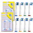 Набір змінних насадок EB18-X 3d White для електричних зубних щіток Oral B, Білий, 8 шт