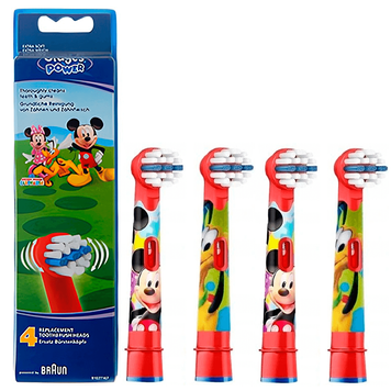 Насадки дитячі Oral-B Stages Power Miki EB10 Мікі 4 шт змінні 918 фото