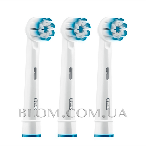 Насадки Oral-B Sensitive Clean EB60 (3 шт) на зубну щітку Braun 696 фото