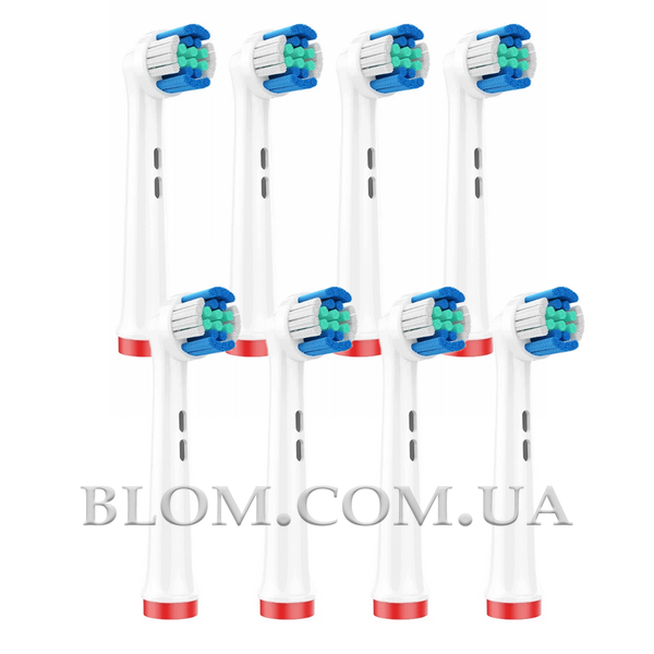 Набір із 8 насадок EB20-X для зубних щіток Oral-В Braun Precision Clean 991 фото