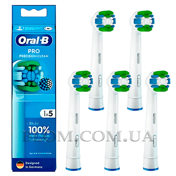 Насадки Precision Clean EB20 (5 шт) на електирчну зубну щітку Oral-b 771 фото