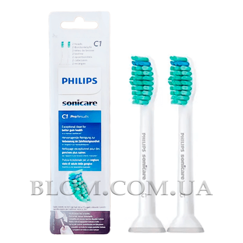 Насадки Philips Sonicare С1 HX6012/07 ProResults для електричної зубної щітки 921 фото