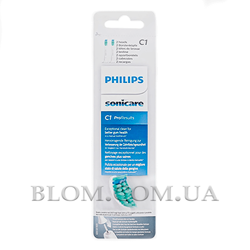 Насадки Philips Sonicare С1 HX6012/07 ProResults для електричної зубної щітки 921 фото