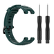 Змінний ремінець для годинника Amazfit T-Rex та T-Rex Pro з викрутками силіконовий, Midnight Green