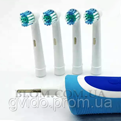 Насадки для електричних зубних щіток oral b eb20 eb50 987 фото