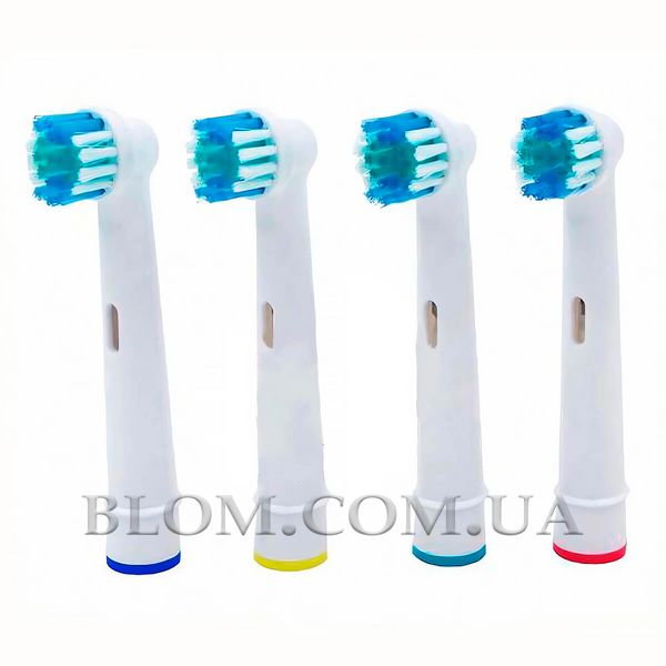 Комплект із 8 змінних насадок SB-17A Precision Clean і EB50 Cross Action для зубної щітки Oral-B Braun 987 фото