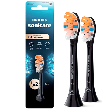 Насадки для зубної щітки Philips Sonicare A3 Premium HX9092 чорні 775 фото