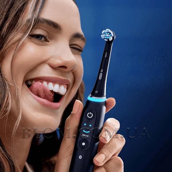 Oral-B iO Ultimate Clean Black насадки для електричної зубної щітки чорного кольору 733 фото
