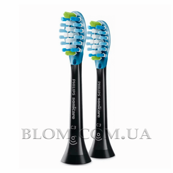 Насадки Philips Sonicare C3 Premium Plaque Defence чорні 4 штуки 738 фото