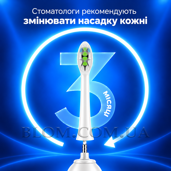 Змінні відбілюючі насадки HX664P W2 Optimal White білі 4 шт для Philips Sonicare 1227 фото