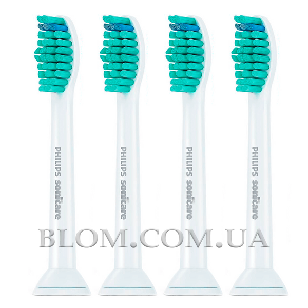 Насадки для зубної щітки Philips Sonicare C1 HX6014 ProResults 4 штуки 739 фото