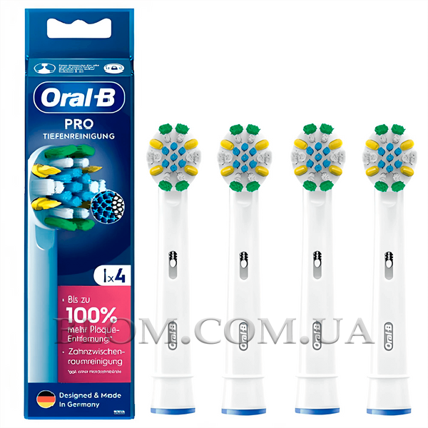 Насадки Oral-B Tiefenreinigung 4 шт чищення міжзубних проміжків Floss Action 782 фото