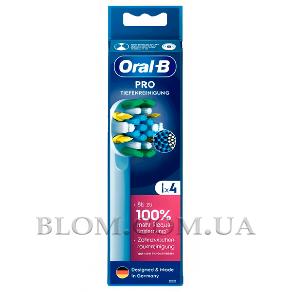 Насадки Oral-B Tiefenreinigung 4 шт чищення міжзубних проміжків Floss Action 782 фото