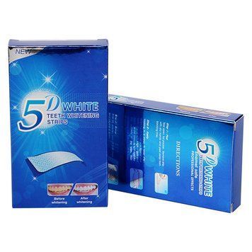 Засоби для Відбілювання Зубів 5D White - 28 Смужок (Верх/Низ) - Швидкий Результат 1162 фото