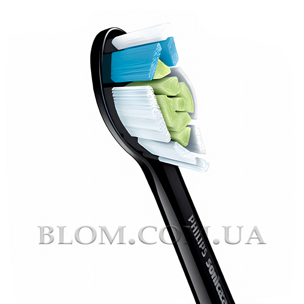 Philips Sonicare W2 Optimal White Black HX6064 насадки на чорну щітку 783 фото