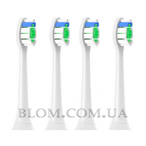 Насадки на зубні щітки Philips Sonicare Optimal White HX6064 Білі 715 фото