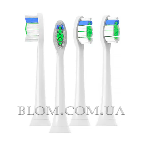 Насадки на зубні щітки Philips Sonicare Optimal White HX6064 Білі 715 фото